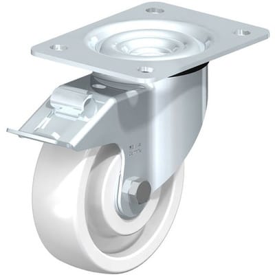 412841 lk-spo 125K-3-FI Lenkrolle mit Feststeller Rad-Durchmesser: 125 mm Tragfähigkeit (max - Blickle