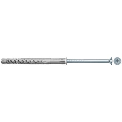 Fischer 4x Langschaftdübel SXRL 10x140 T Senkkopfschraube - 62412