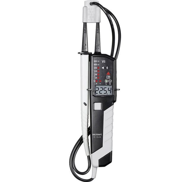 VC-55 lcd Zweipoliger Spannungsprüfer cat iii 1000 v, cat iv 600 v Akustik, lcd, led - Voltcraft