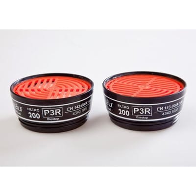 Ekastu - 422395 Partikelfilter 200 P3R d en 143 P3 f. Polimask 100/2, c 702/TWIN