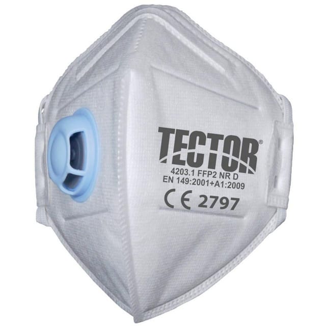 P2 Faltmaske TECTOR 4203 EN 149 2001, mit Ausatmungsventil