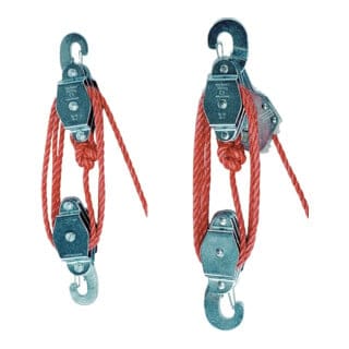 FP - Flaschenzug 220kg mit Seilbremse Schoerken