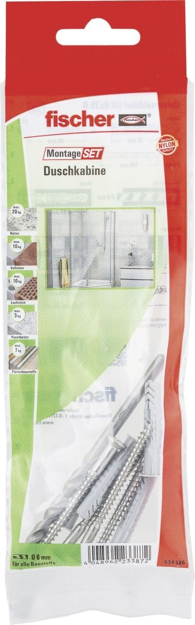 Fischer MontageSet Duschkabine B