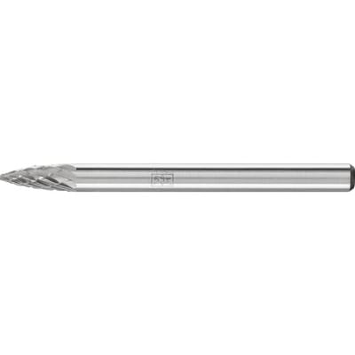 Hartmetall Hochleistungsfrässtift allround Spitzbogen spg Ø03x07mm Schaft-Ø 3mm universal grob - Pferd