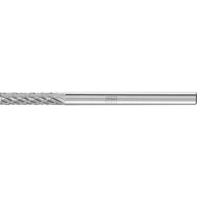Hartmetall Hochleistungsfrässtift allround Zylinder zyas stirnverzahnt Ø03x13mm Schaft-Ø 3mm universal grob - Pferd
