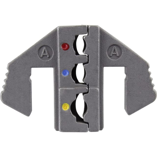 PLE-0A Crimp-Einsätze Isolierte Kabelschuhe, Isolierte Flachstecker Quetschbereich: 0.5 bi - Toolcraft