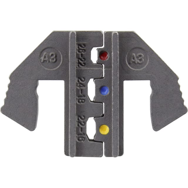 PLE-0A3 Crimp-Einsätze Isolierte Kabelschuhe Quetschbereich: 0.1 bis 1.5 mm² Passend für m - Toolcraft