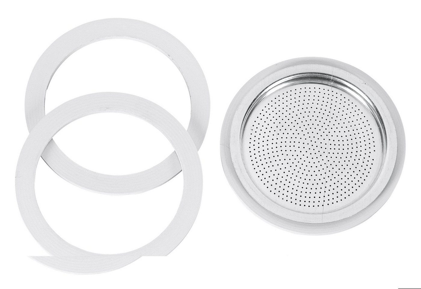 Bialetti - Ersatzdichtung / -filter-Set für Aluminium Espressobereiter 4-teilig