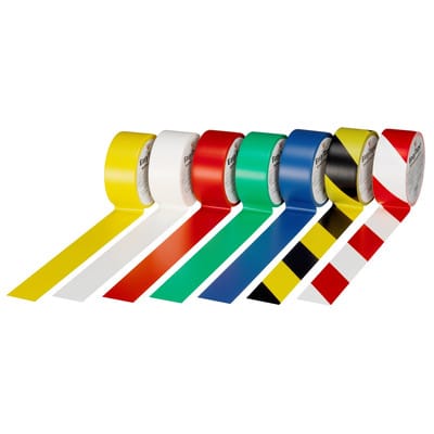 Markierungsband Rot /Weiß 75 mm x 33 m