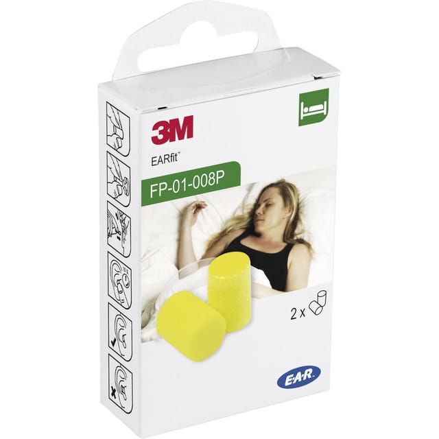 3M - ear FP01008A earfit pharma-packung Gehörschutzstöpsel 28 dB einweg 2 Paar