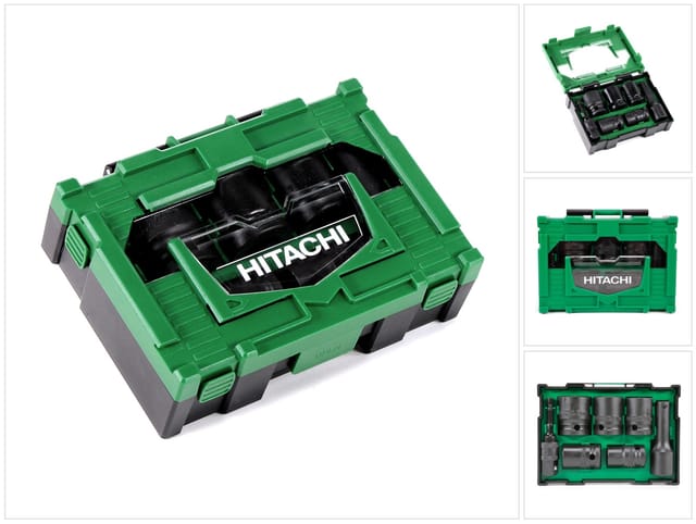 HiKOKi / Hitachi 40030025 7-teilige Kraft-Stecknuss-Box