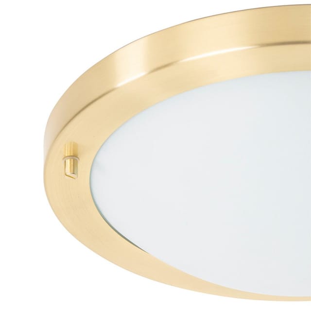 Moderne Deckenleuchte gold 31 cm IP44 - Yuma