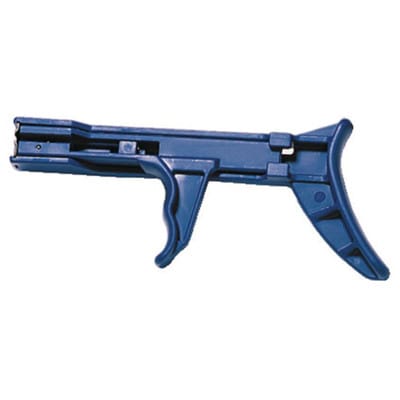 HellermannTyton MK21 Kabelbinderzange Blau, Schwarz