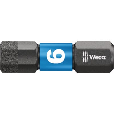 Wera 840/1 imp dc Impaktor Bits, Ausführung: 6,0 x 25 x 1