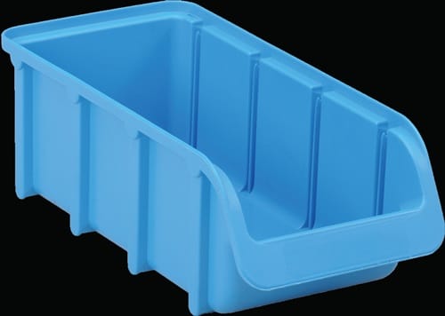 Sichtlagerkasten L216/183xB102xH74mm pp blau stapelbar