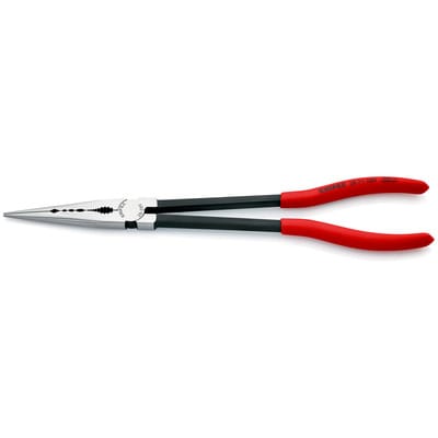 KNIPEX 28 71 280 SB Montierzange mit Querprofilen mit Kunststoff überzogen schwarz atramentiert 280 mm