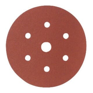 Papier-Klett-Schleifscheibe (a) Lochung 6fach + 1,⌀ 150 mm, Körnung: 400 - Starcke