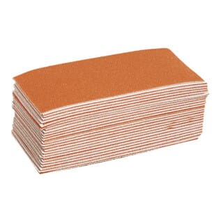 Schleifpapier-Set 50-teilig ungelocht, Körnung: 80, (l x b: 140 x 67 mm) 50 Stk - Starcke