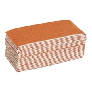 Schleifpapier-Set 50-teilig ungelocht, Körnung: 120, (l x b: 140 x 64 mm) 50 Stk - Starcke