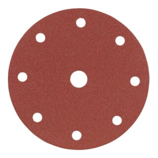 Papier-Klett-Schleifscheibe (a) Lochung 8fach + 1,⌀ 150 mm, Körnung: 600 - Starcke