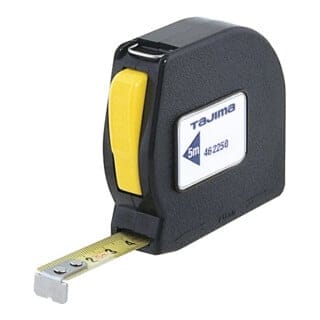 Rollbandmaß, mit automatischer Bandsperre, 5 m - Tajima