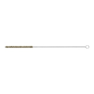 Lessmann ® - Zylinderbürste Länge 300 mm ø 8 mm 0,12 mm Messingdraht Besatzlänge 100 mm