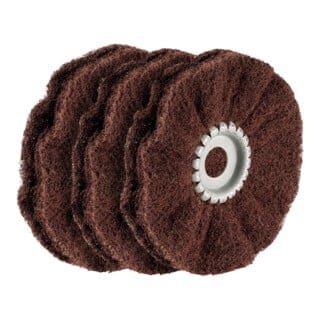 Schleifvliesring-Set, 3-teilig (a), zum Reinigen und Mattieren grob, Ring-⌀ 150 mm 3 Stk - Osborn