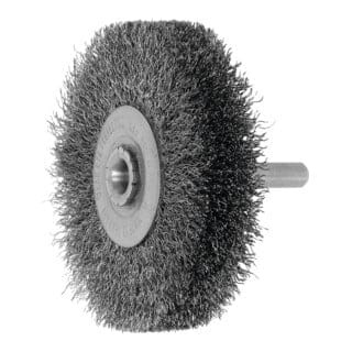Lessmann ® - Lessmann Schaft-Rundbürste INOX-Komplett 0,20 mm, Bürsten-⌀xBesatzbreite: 70X16 mm