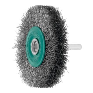 Lessmann ® - lessmann Rundbürste ø 80 mm Schaft 6 mm Drahtstärke 0,3 mm Edelstahl 19 mm 15000 min-¹