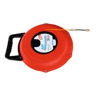 Kabeleinziehband-Glasfaser-Kati Blitz compact in Kunststoff-Box, Bandlänge: 30 m - Katimex
