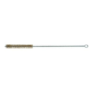 Lessmann ® - Zylinderbürste Länge 300 mm ø 6 mm 0,10 mm Messingdraht Besatzlänge 100 mm