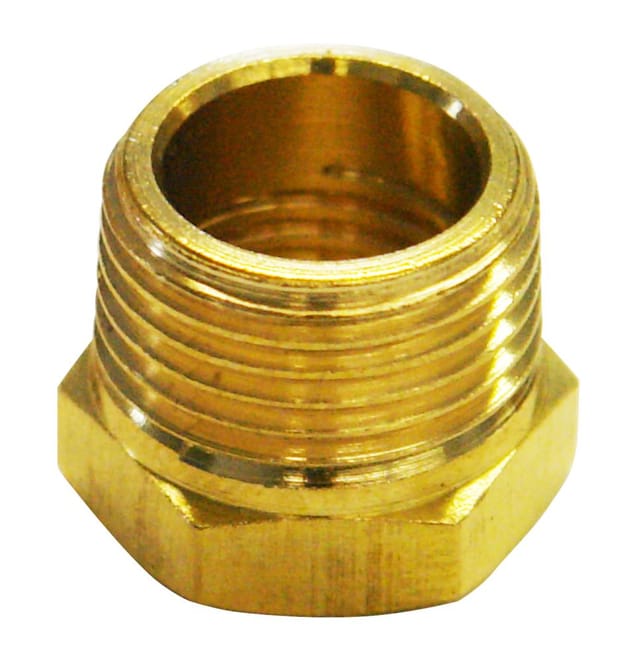 Reduzierung 12,70 mm 1/2 Außengewinde x 6,35 mm 1/4 Außengewinde Kompressorzubehör - Güde