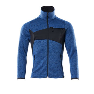 Mascot - accelerate Strickpullover mit Reißverschluss Gr. m azurblau/schwarzblau