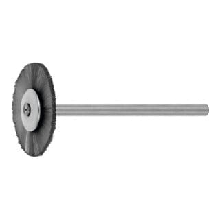 Lessmann ® - Lessmann Miniatur-Rundbürste Naturborsten (schwarz), Bürsten-⌀xBürstenbreite: 22X2 mm