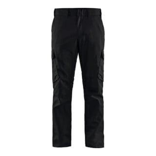 Arbeitshose für die Industrie Stretch 2D 1444 - Schwarz/Dunkelgrau 2XL - FR(52) - SE(C58) - Kurz