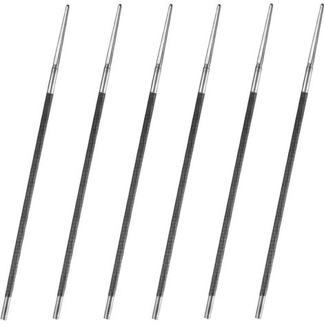 Kettensägenfeile, 6-teilige Kettensägenkettenfeile, 4,8 Mm Runde Schärffeile, Zum Manuellen Schärfen Von Kettensägenketten