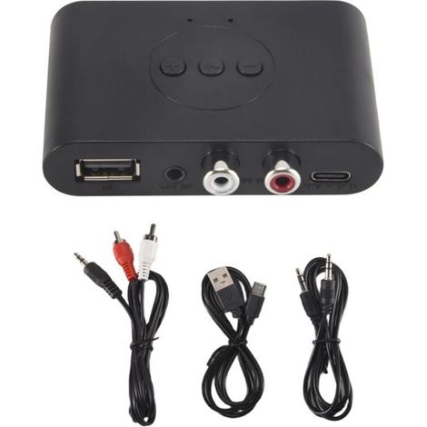 Bluetooth 5.3 Audio Nfc Usb Aux 3,5mm Adapter Für Autoradio-lautsprecherverstärker
