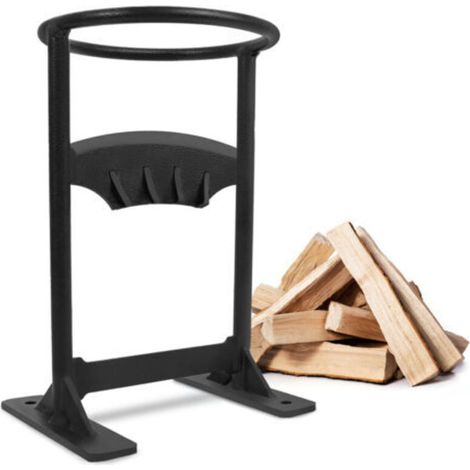 Froadp Manueller Holzspalter Aus Kohlenstoffstahl, Manuelles Spaltwerkzeug (typ A, 21x16x31cm)