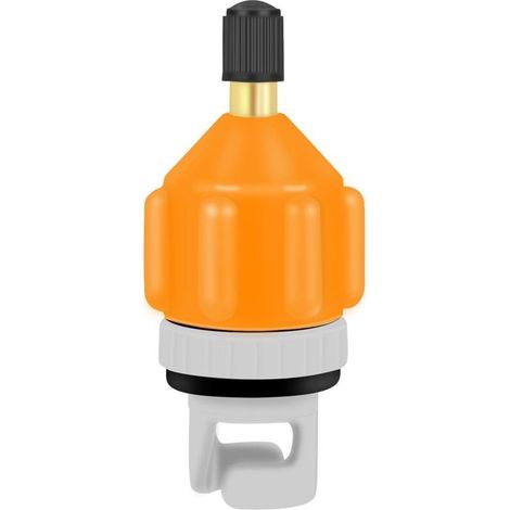 Ventiladapter, Kajakpumpenadapter, Aufblasdüse, Kompressorzubehör, Aufblasvorrichtung Für Aufblasbare Sup-paddleboards, Schlauchboote Und Kajaks, 7,8 X 3,4 Cm (orange)