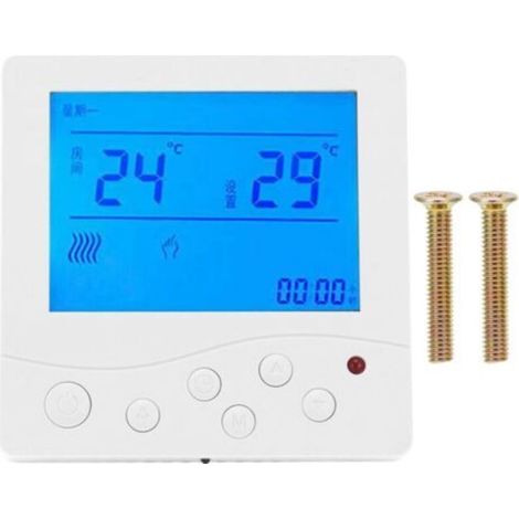 Fancoil Zentraler Concrimition Thermostat Contrôter Lcd Contrôture Contrôture Thel