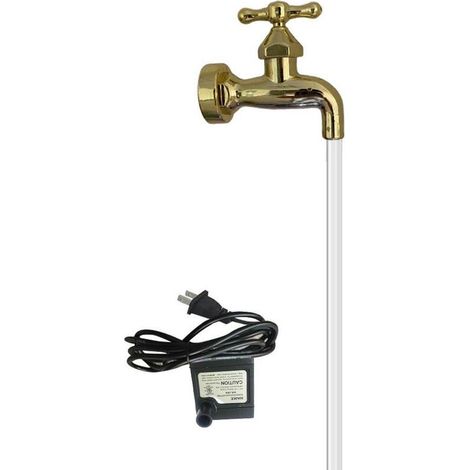 Unsichtbarer, Schwimmender Wasserhahn-brunnen – Elegantes Design Aus Zinklegierung – Zirkulierendes Wasser – Einfache Garteninstallation