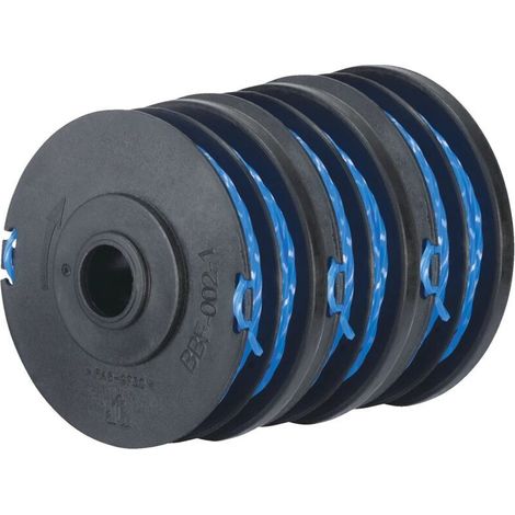 Ryobi 3er-pack Doppelfadenspulen, 1,5 Mm Durchmesser, Für Rac123 Elektro-rasentrimmer