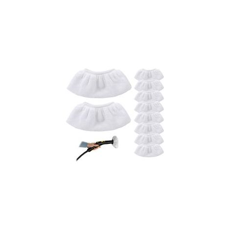 10 Mikrofasertücher, Ersatzbezüge Für Handdampfreiniger, Zubehör Kompatibel Mit Kärcher Sc1, Sc2, Sc3, Sc4, Sc5 Und Sv7 Dampfreiniger