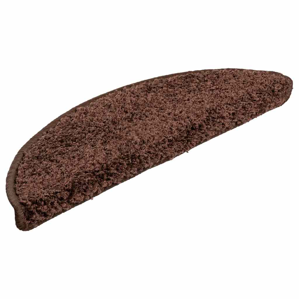 Maison Exclusive - Stufenmatten 20 Stk. 56x17x3 Cm Braun Halbrund