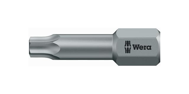 867/4Z Bit-Einsatz tx 7x25 mm 1/4' sechskant Torx Bit lange Ausführung - Wera