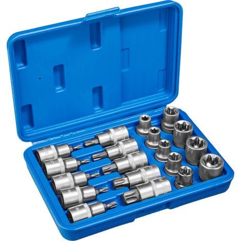 19-teiliges Steckschlüssel- Und Bit-set