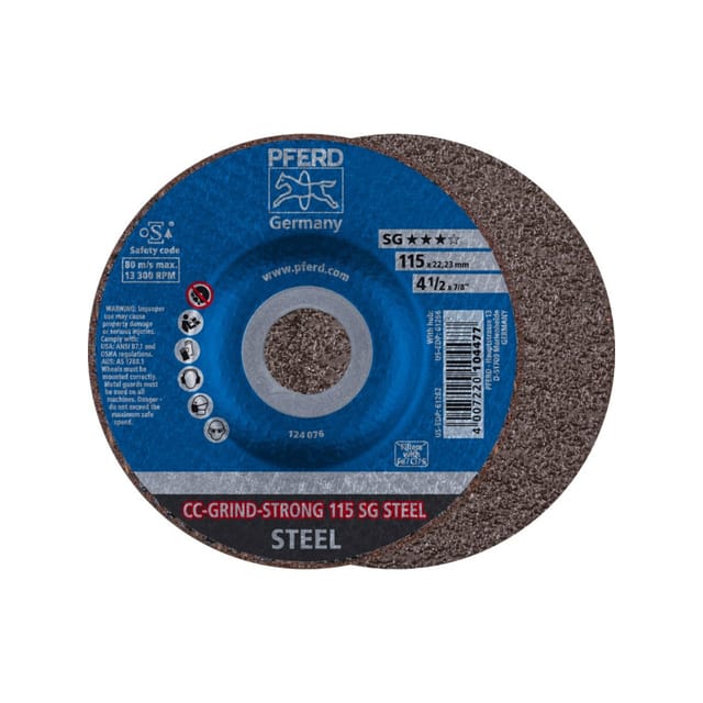 Schleifscheibe CC-Grind strong-steel 115mm pferd