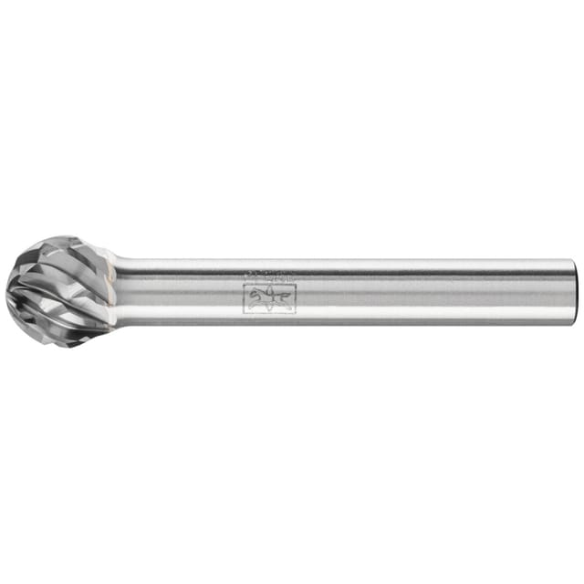 Hartmetall Hochleistungsfrässtift steel Kugel kud ø 10x09 mm Schaft-Ø 6 mm für Stahl - Pferd