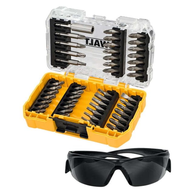 Zubehör - Bit-Set 47-tlg. inkl. Brille DT70703 - Dewalt