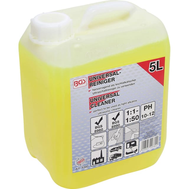 Bgs Technic - Universal-Reiniger 5 l für Hochdruckreiniger und Ultraschallreiniger